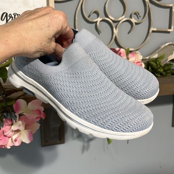 Sketchers Performance Go Walk 5 Machine Washable Lightweight  Blue Womens 6 - Picture 14 of 15